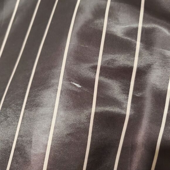 Vintage Y2K Avirex 75 Satin Bomber Jacket Mens Large Striped Grunge Streetwear - Picture 11 of 12